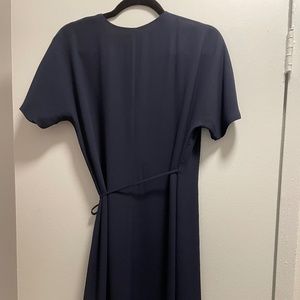 Navy Babaton Wrap Dress